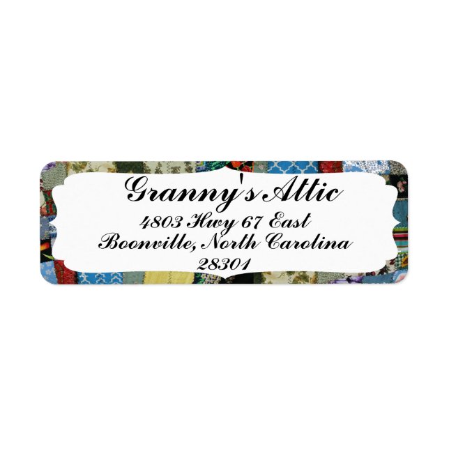 ETIQUETA FRONTEIRA DE QUILT (Frente)