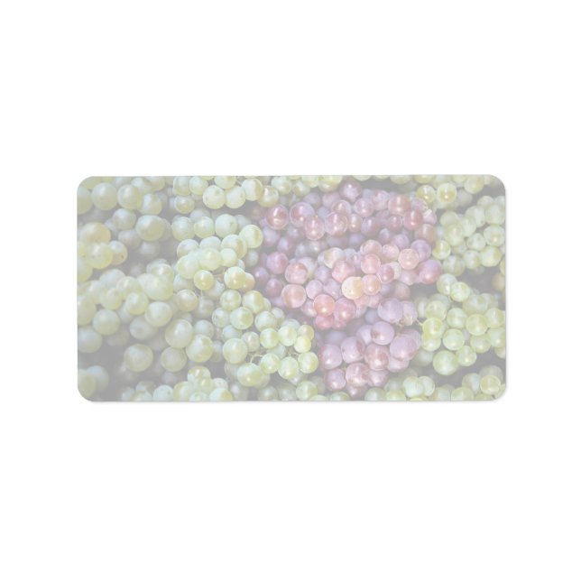 Etiqueta Fruta de uvas deliciosas (Frente)