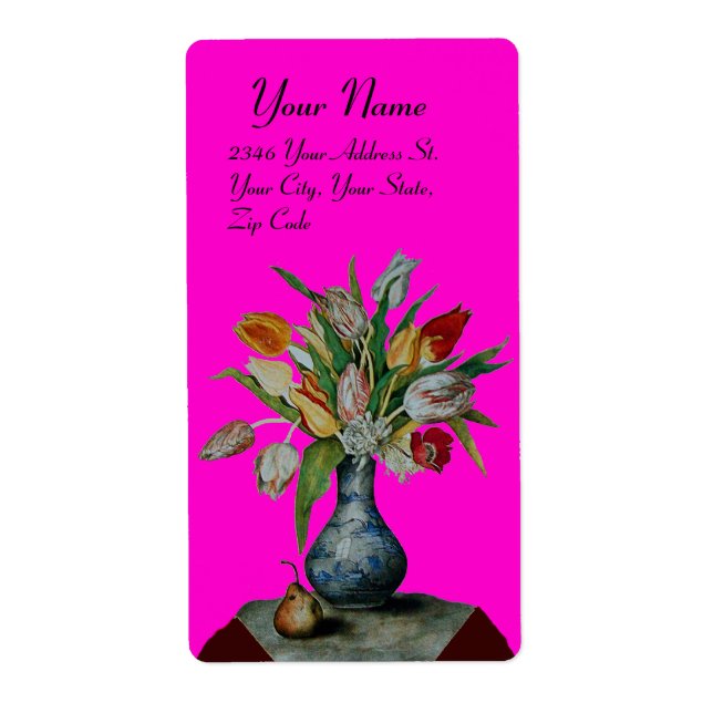 Etiqueta FRUTAS DA SEASON - TULIPS Violet (Frente)