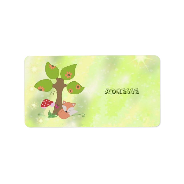 Etiqueta Fuchs Unterm Baum (Frente)