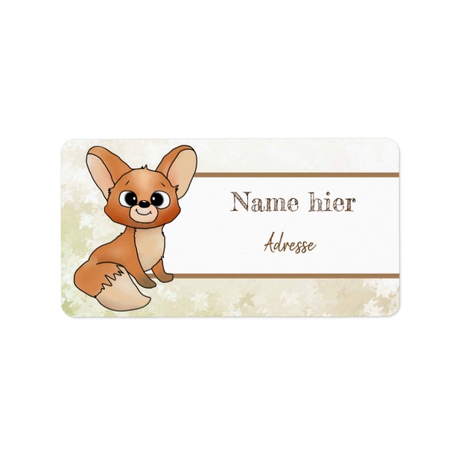 Etiqueta Füchschen (Frente)