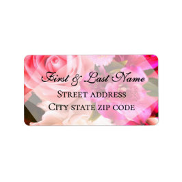 Etiqueta Fuchsia Florals Label