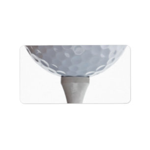 Etiqueta Fundo da bola de golfe - modelo Golfing dos