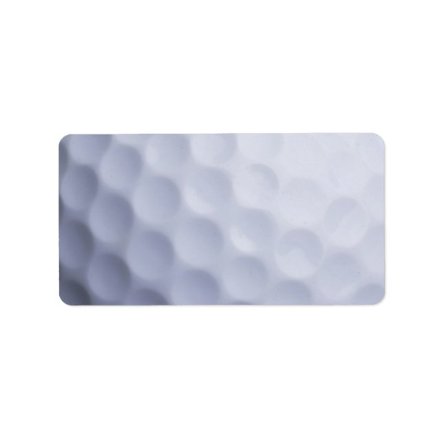 Etiqueta Fundo da Bola Golf Personalizado Modelo (Frente)