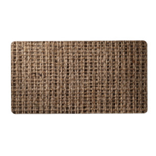 Etiqueta Fundo de linho do saco, estilo 2 do vintage