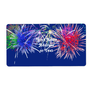 Etiqueta Fundo do Fireworks