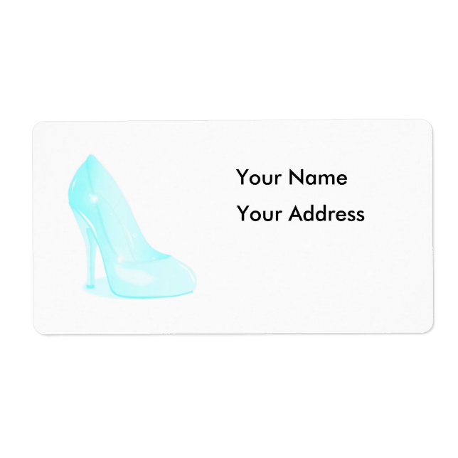 Etiqueta Fundo do Slipper de Vidro (Frente)