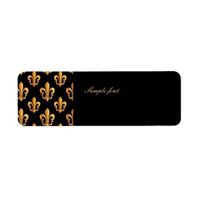 Etiqueta Fundo PixDezines Fleur de lis/DIY (Frente)