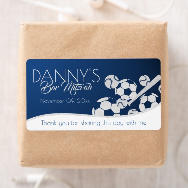 Etiqueta Futebol Baseball Bar Mitzvah (Insitu)