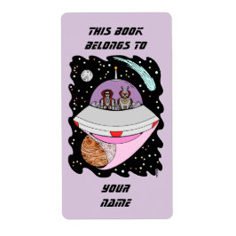 Etiqueta Galactic Road Trip 2018 Bookplate