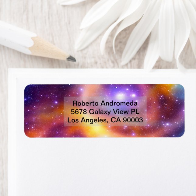 Etiqueta Galaxy Array of Stars and Gases Address (Insitu)
