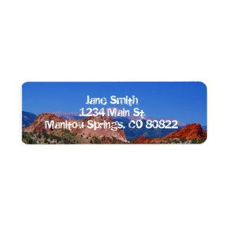 Etiqueta Garden of the Gods Address Labels