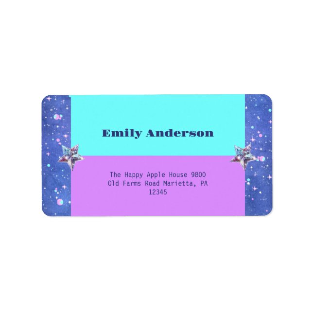 Etiqueta Garota festa de aniversário gêmea (Frente)