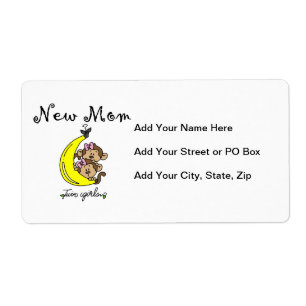 Etiqueta Garotas Gêmeas Novos Presentes Mãe