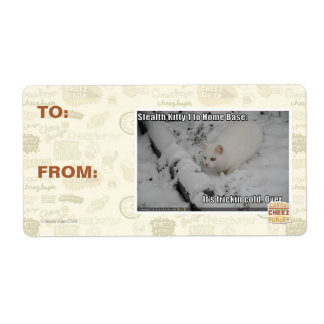 Etiqueta Gatinho furtivo 1