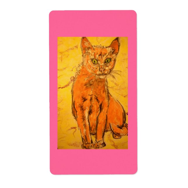 Etiqueta Gato legal (Frente)