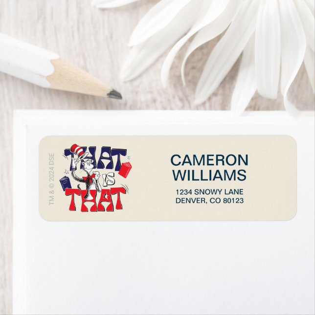 Etiqueta Gato no Chapéu | É Que (Insitu)