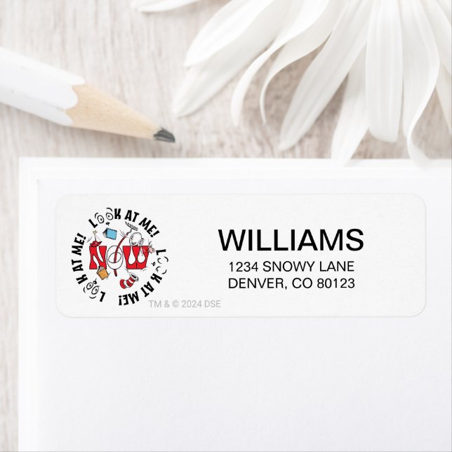 Etiqueta Gato no Chapéu | Olhe Para Mim! Olhe Para Mim! (Insitu)