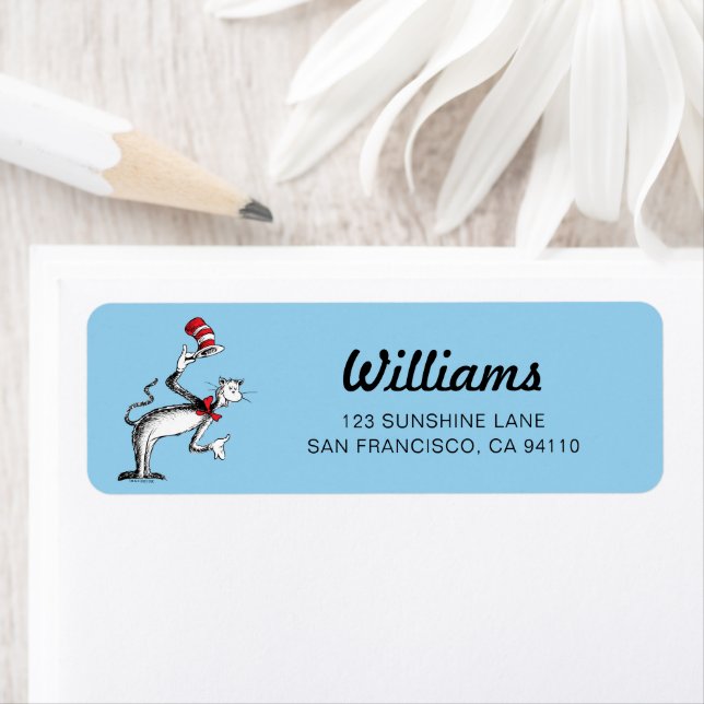 Etiqueta Gato no Chapéu tira Arco (Insitu)