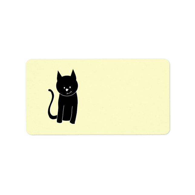 Etiqueta Gato Preto Cinto (Frente)