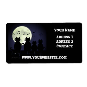 Etiqueta Gatos à lua. Personalizar