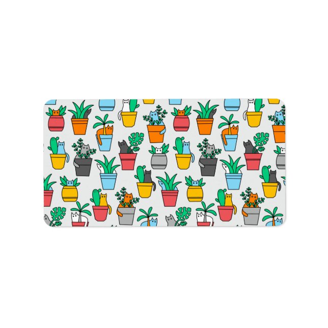 Etiqueta Gatos nos pântanos (Frente)