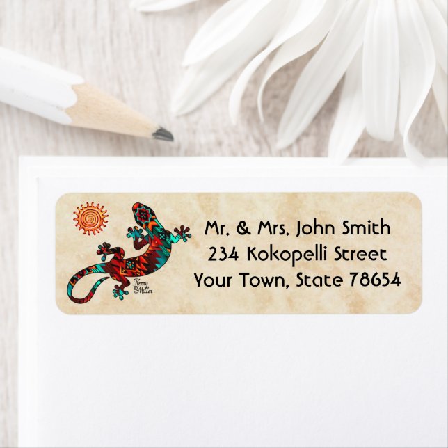 Etiqueta Gecko Lizard E Sun Label (Insitu)