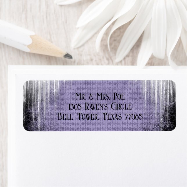 Etiqueta Gelo Gótico do Halloween (Insitu)