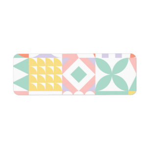 Etiqueta geométrico 32