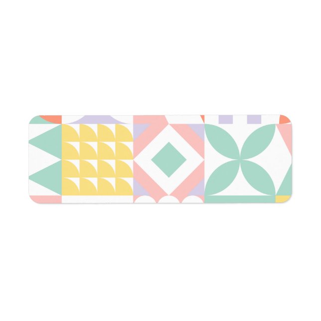 Etiqueta geométrico 32 (Frente)