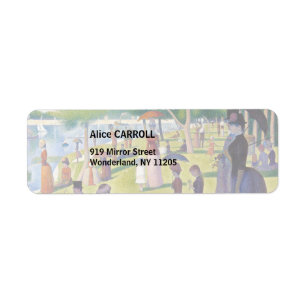 Etiqueta Georges Seurat - Um Domingo na La Grande Jatte