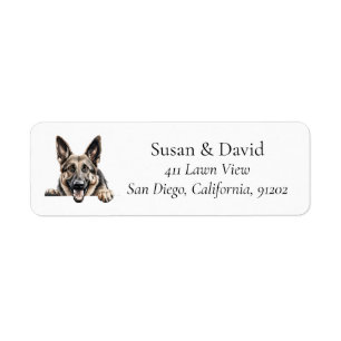 Etiqueta German shepherd Cachorro Invólucro De Animais De C