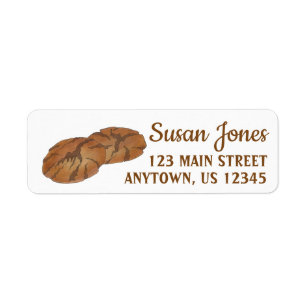 Etiqueta Ginger Snap Cookie Biscuit Foodie Chef