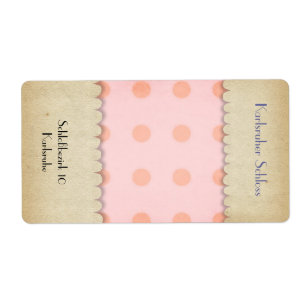 Etiqueta Gingham Checkered Advanced Packaging Labs