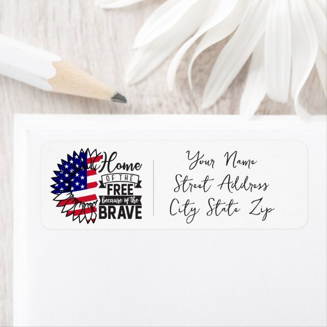 Etiqueta Girassol Patriótico, Lar dos Livres (Insitu)