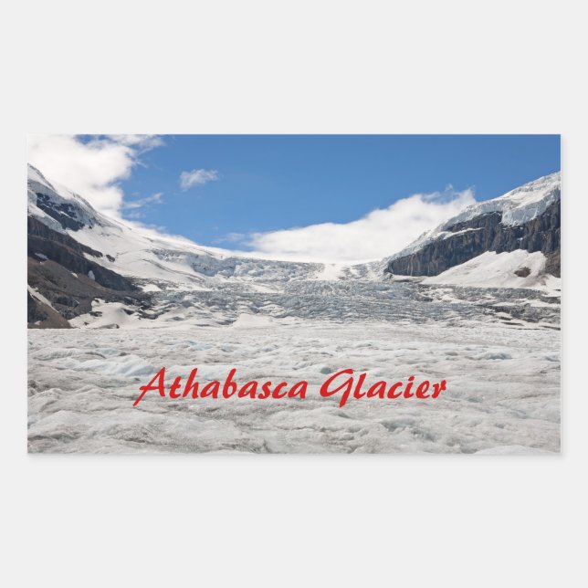 Etiqueta Glaciar Athabasca (Frente)