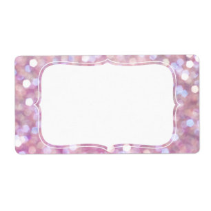 Etiqueta Glitter de Bokeh Mole