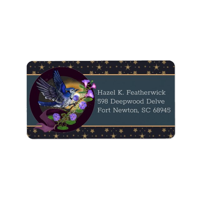 Etiqueta Glória da Manhã BlueJay (Frente)