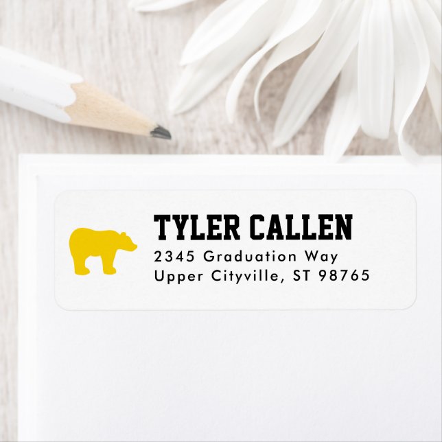 Etiqueta Golden Bear Varsity Graduation Address (Insitu)