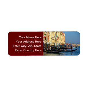Etiqueta Gondoliers Venetian