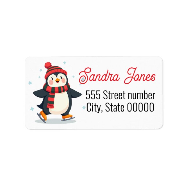 Etiqueta Gorgeous address labels holiday (Frente)