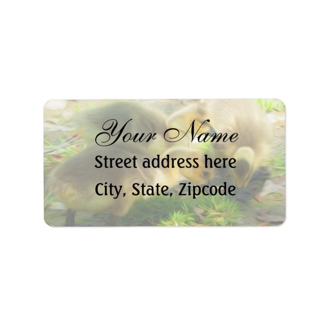 Etiqueta Gosling (Frente)