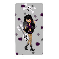 Gothic Faerie com Violão Crânio