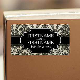Etiqueta Gótico Black Lace e Aniversário de Casamento de Pe
