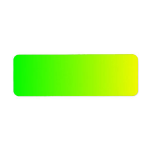 Etiqueta Gradiente de Amarelo a Verde