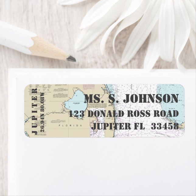 Etiqueta Gráfico de Navegação Náutica da Porta Residencial  (Insitu)