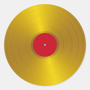 Etiqueta gravada ouro