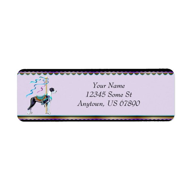 Etiqueta Great Dane Mantle Carousel Labels UC (Frente)
