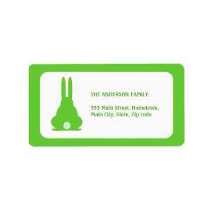 Etiqueta Green Bunny