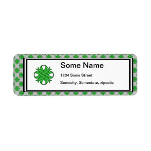 Etiqueta Green Clover Ribbon por Kenneth Yoncich